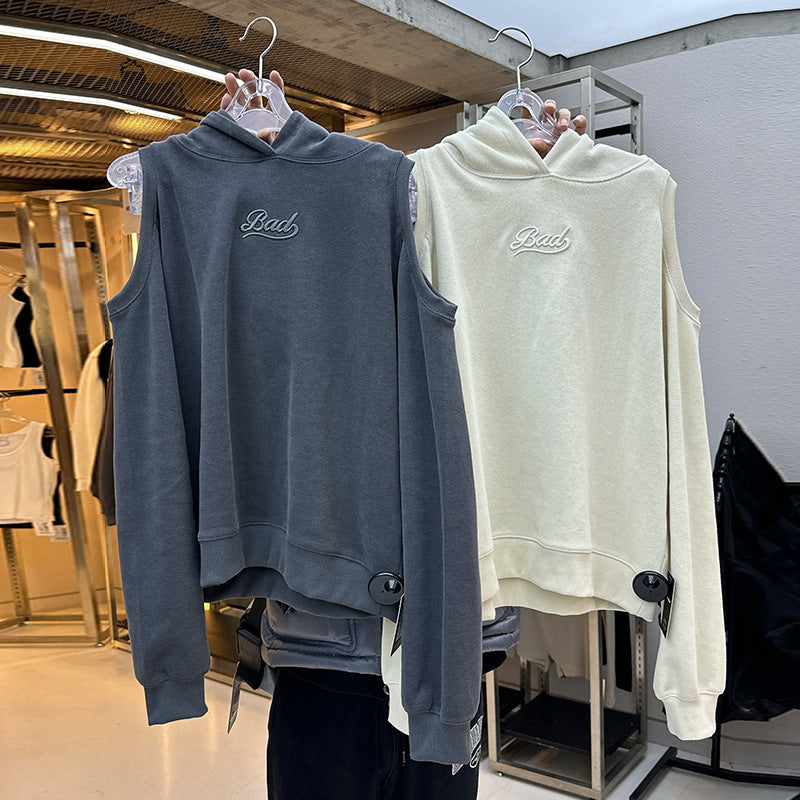 American Hot Girl Short Sweater Loose Sports And Leisure