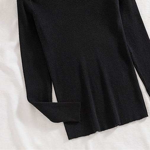 Slimming Coat Pits Buttoned Sexy Sweater