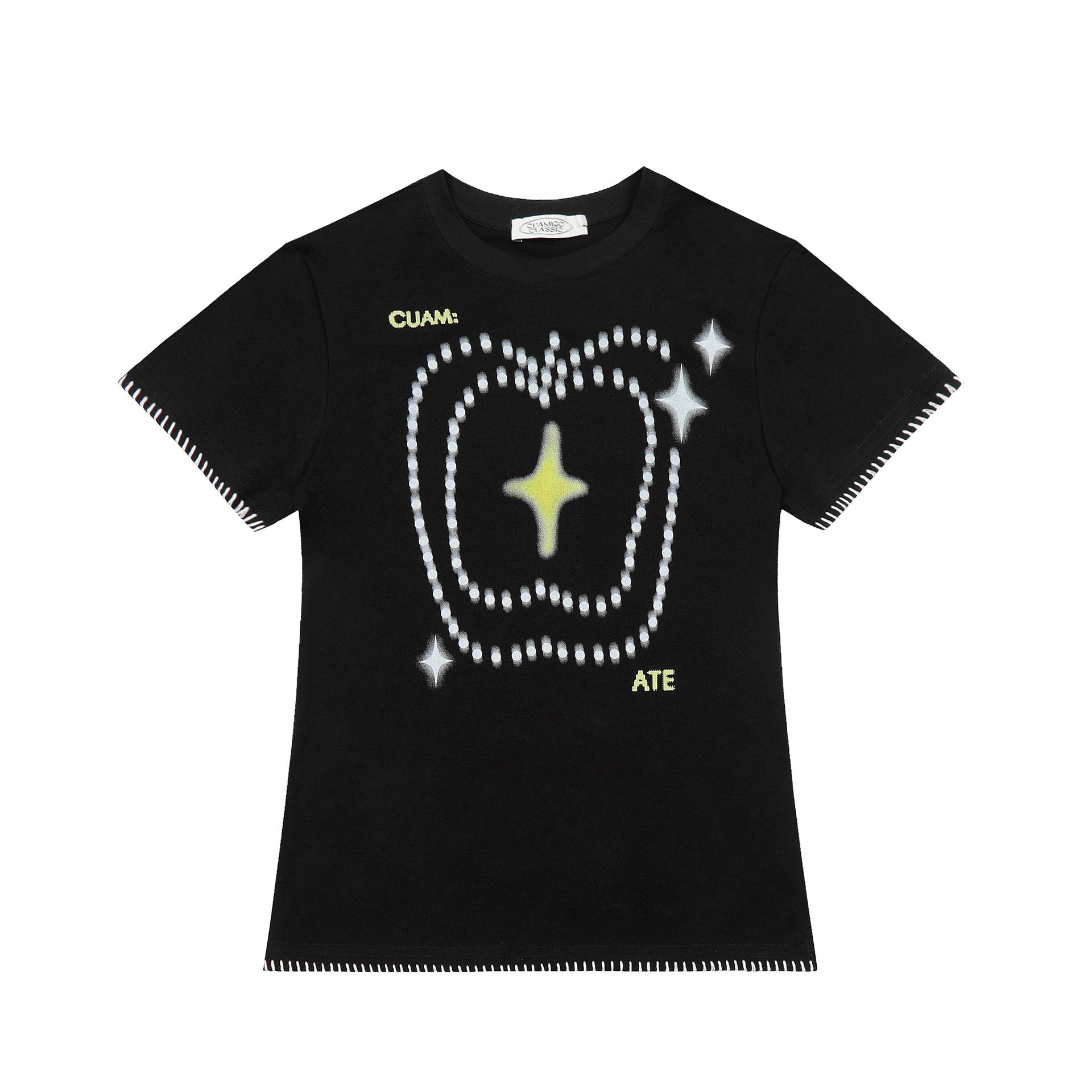 American Retro Hot Girl Personality Design Short Sleeve