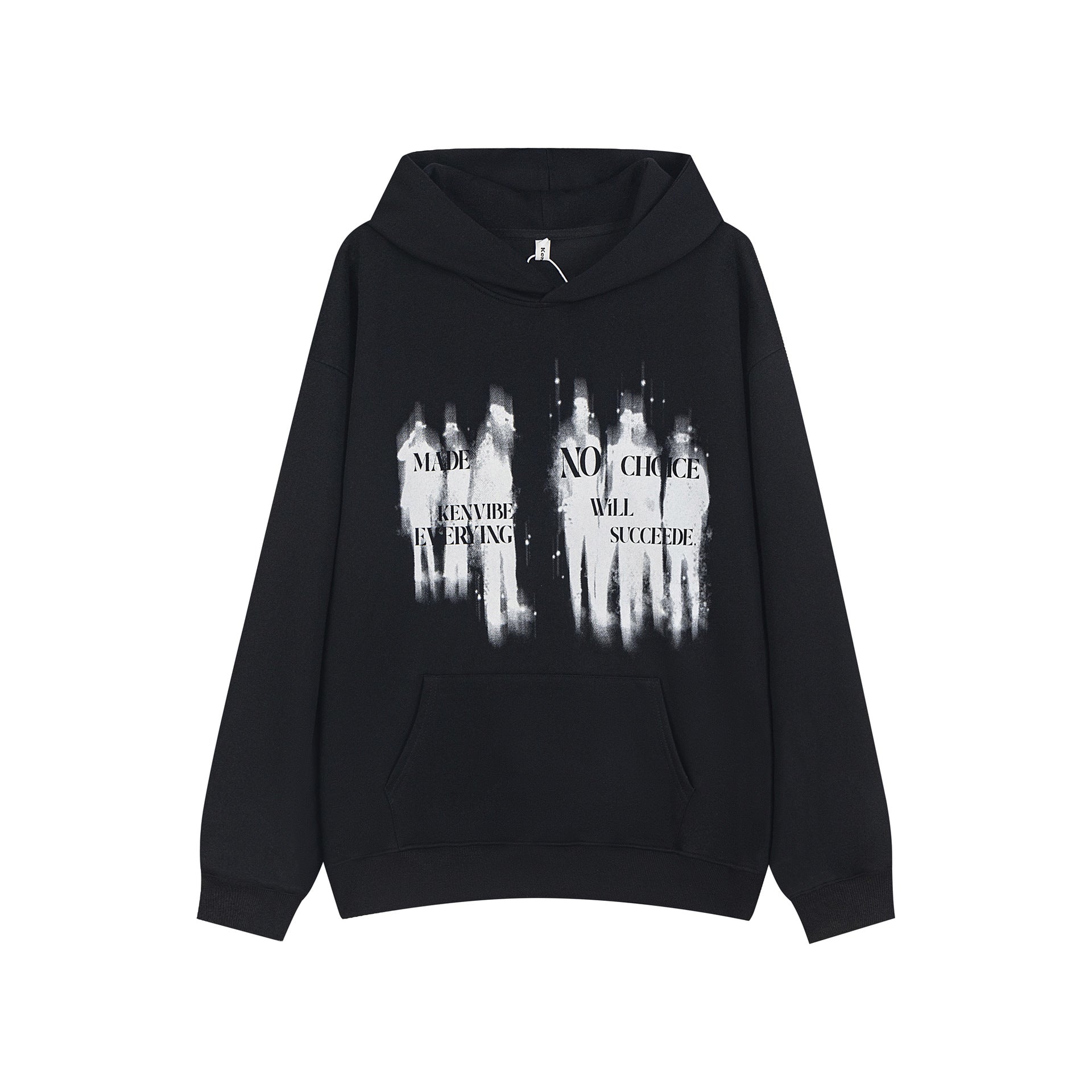 Retro Portrait Printed Hoodie Men And Women Loose
