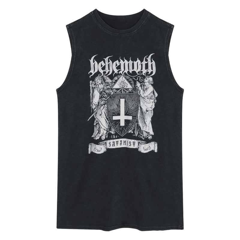 American-style Sleeveless Vest T-shirt Women's Black Sports Hot Girl