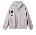 Outline Badge Hooded Hoodie For Men And Women