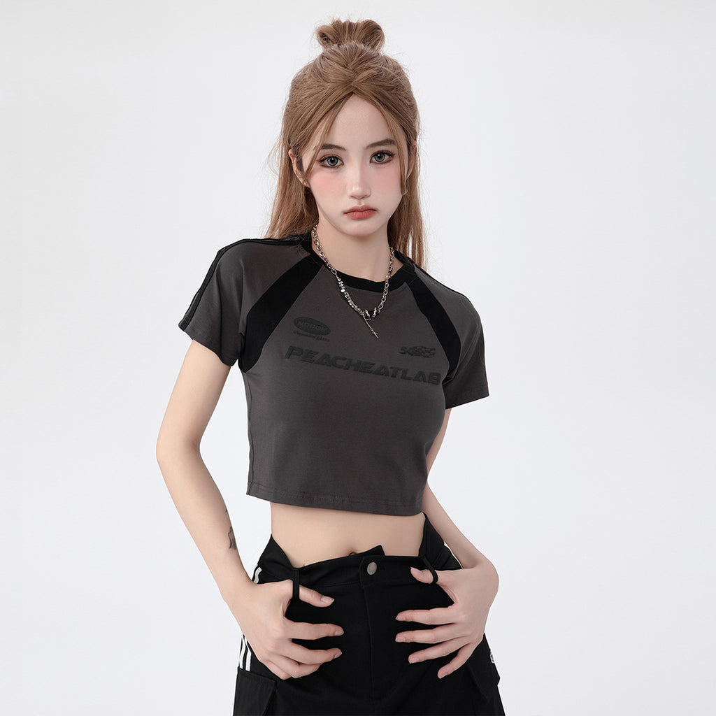 Women's Hot Girl Round Neck T-shirt Short